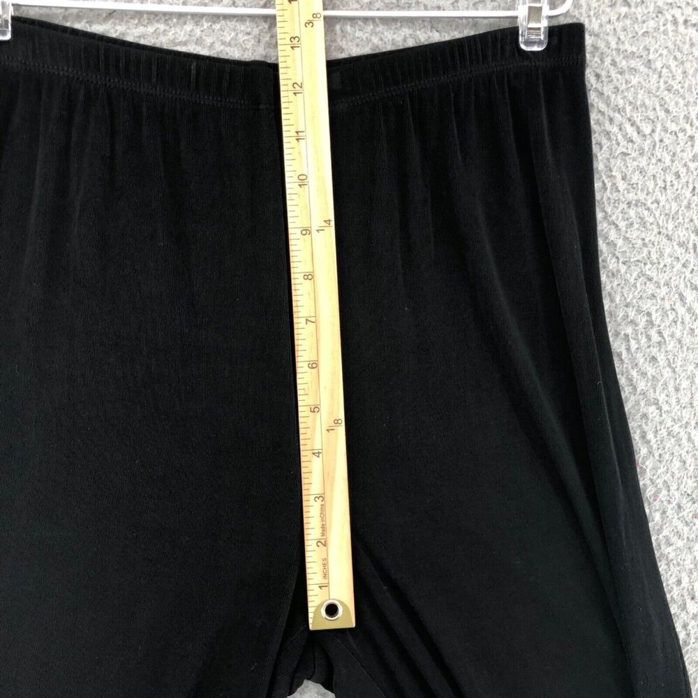 Chicos Pants Womens 1 US 8 Black Travelers Pull On Stretch Ankle Straight Leg - Picture 8 of 11